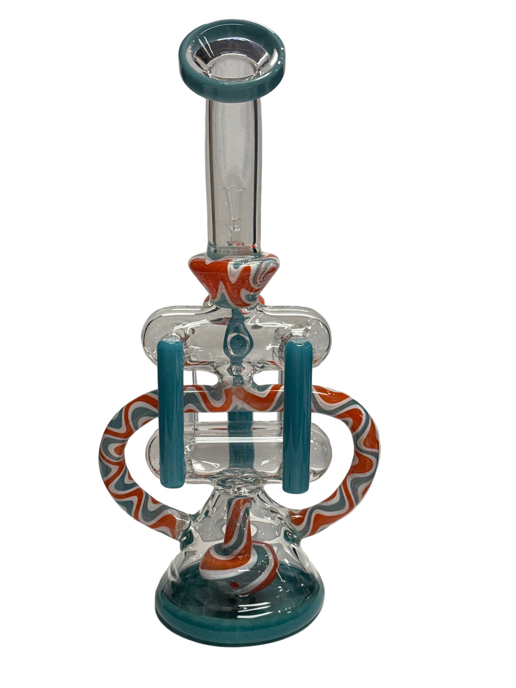 Inline Chamber recycler with multi tubes printed with Wig Wag patterns