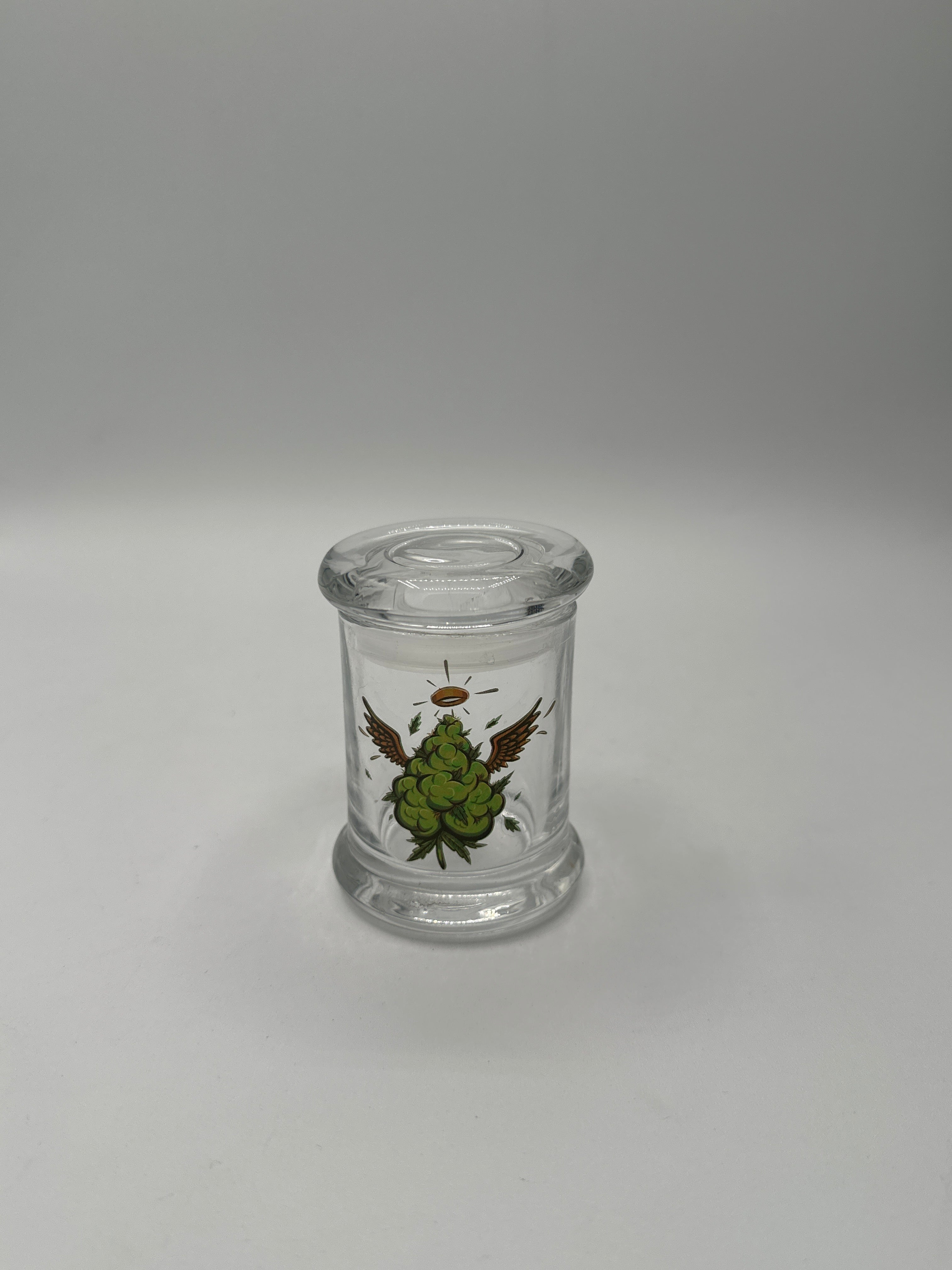 Small Custom Printed Airtight Glass Jar - Single Unit | Wholesale