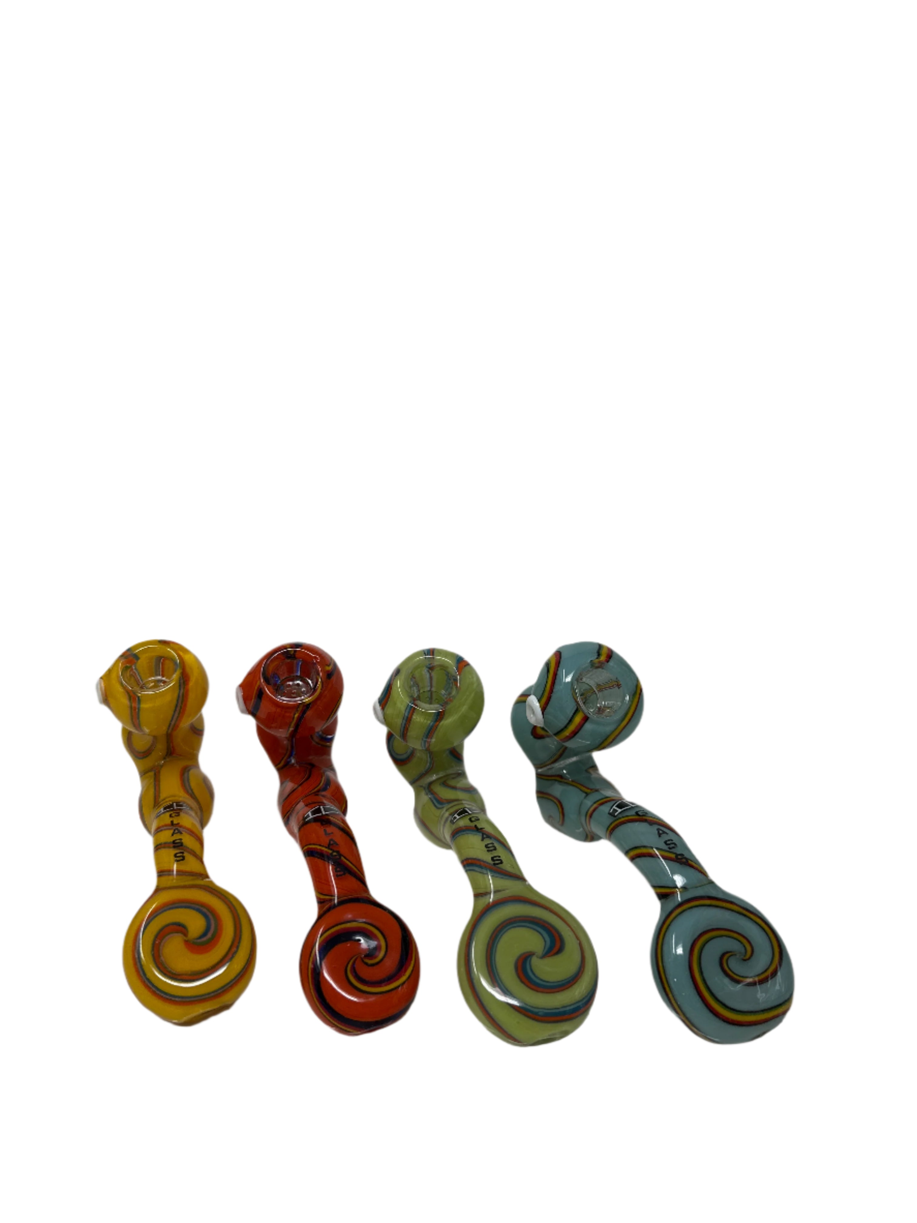 IC Glass Dual-Tone Sherlock Pipe | 4 Colors | ICHP3082 Secondary image