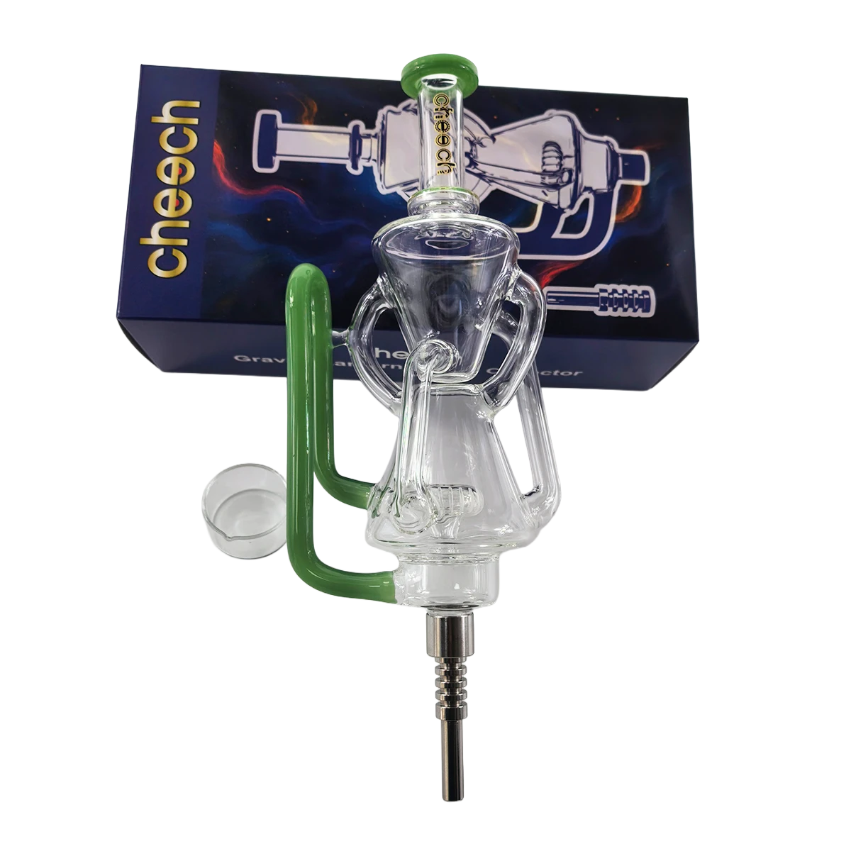 CHEECH - SLEEK GLASS GRAVITY NECTAR COLLECTOR | CH1752