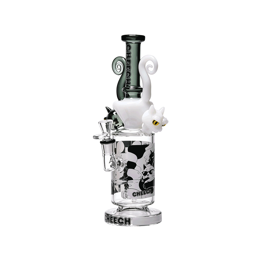 CHEECH - CAT ATTITUDE, GLASS WITH CLAWS. | CHE448