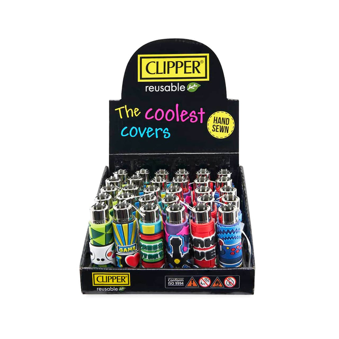 CLIPPER Reusable Hand Sewn - Lighters | 30 pc/Display