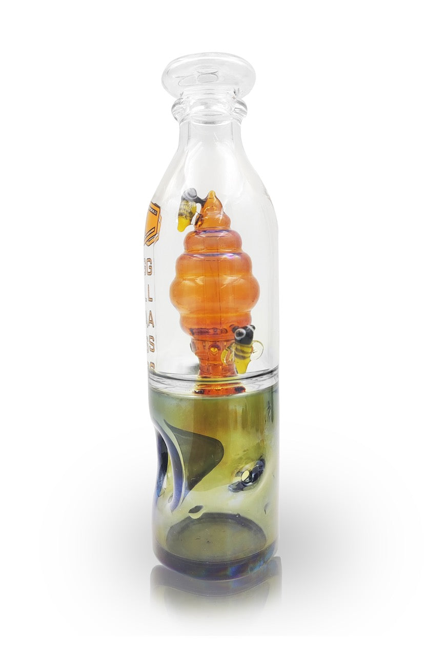 C GLASS Honey Bee Functional Handpipes 