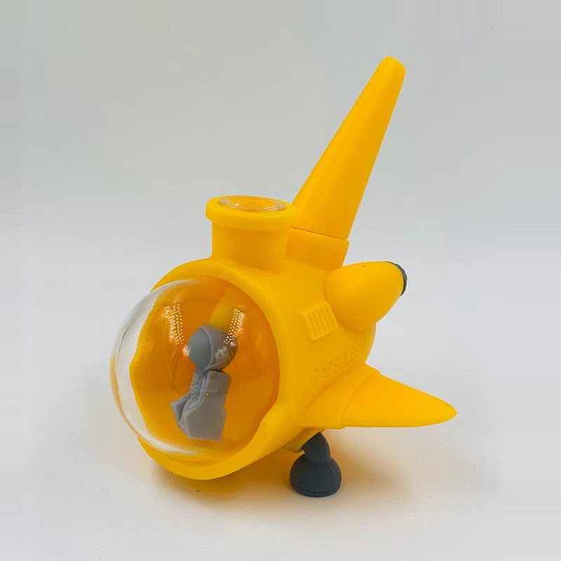 Silicone - Capsule 991 Glow In Dark Submarine Waterpipe | Single Unit