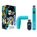 CartRip Set - Fits Any Cartridge | 14/18mm Male Cartrip | 350mah Slim Battery with Cahrger | Assorted Colors