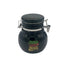 Ceramic stash jar with silicone gasket for smell-proof storage
