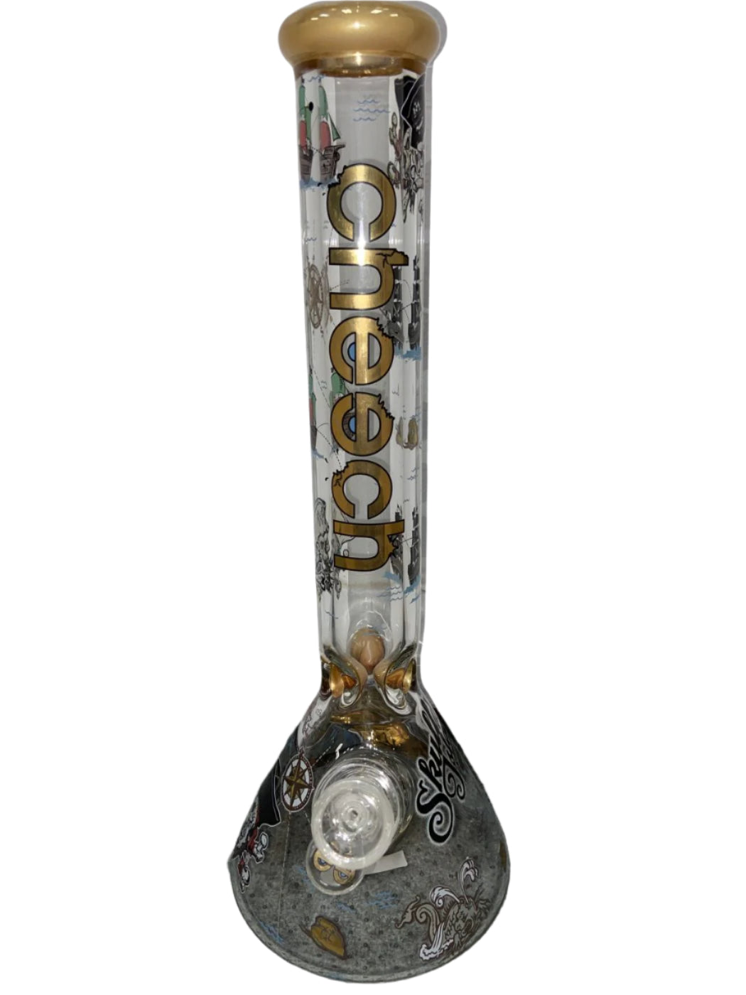 Cheech - Skull Pirate Printed Beaker with Matrix perc | CH5002 Main image