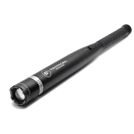 Cheetah Baseball Bat Stun Gun with LED flashlight, 17.25 inches long, ideal for personal safety and self-defense use.