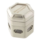 Chromium Crusher - 2.4" Hexagon 4-Piece Grinder | Magnetic Zinc Build | Single Unit