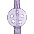 Close-up of Swiss perc and honeycomb disc filtration