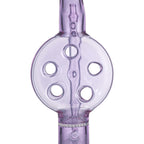 Close-up of Swiss perc and honeycomb disc filtration