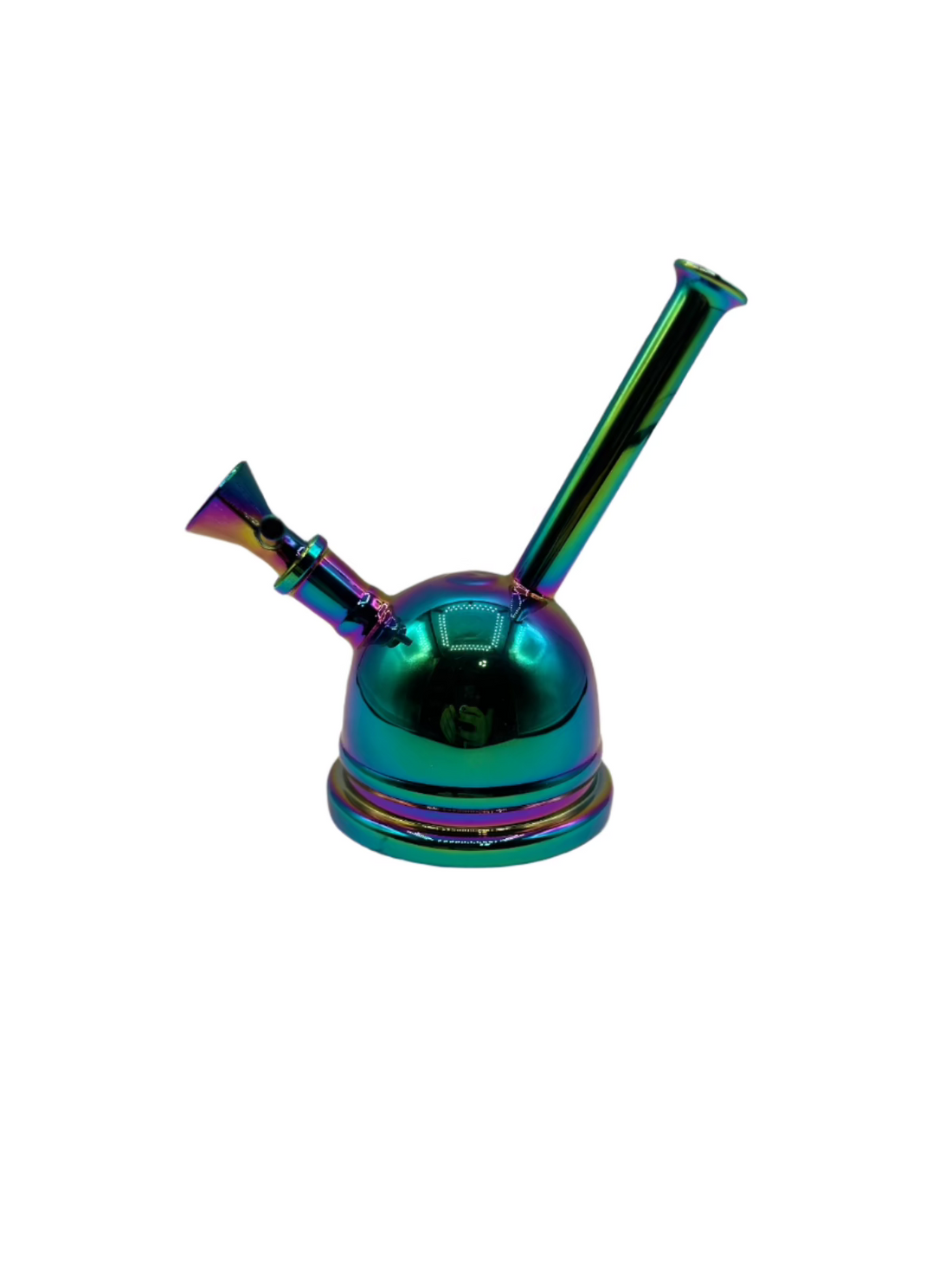 Fumed Ring Bell Water Pipe in assorted colors with bell base and ring neck design.