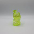 Colorful Hello Kitty-inspired glass rig with quartz nail