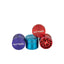 Compact 4-Piece Aluminum Grinder with Vibrant Finish