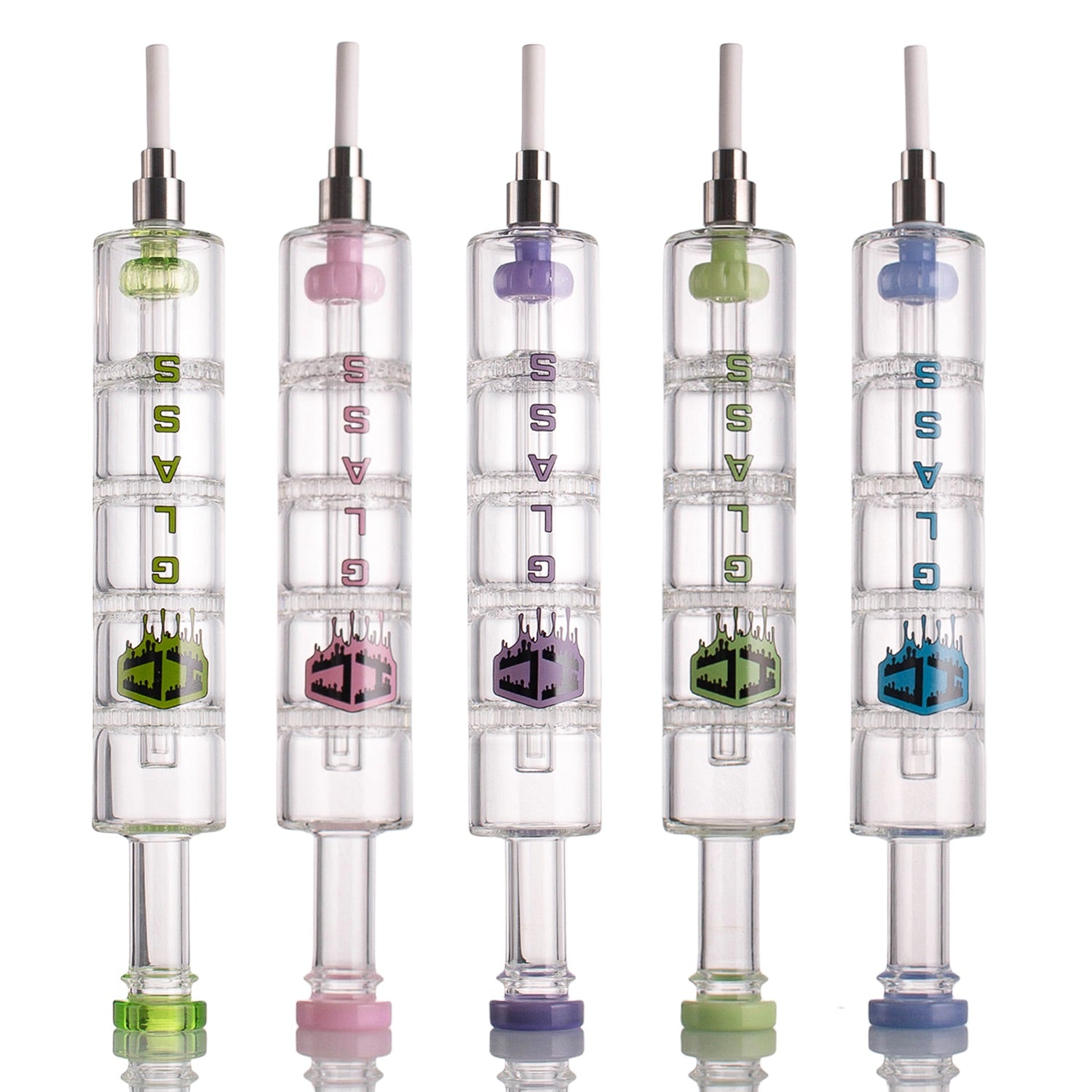 Compact IC Glass dual-use dab rig and nectar collector 