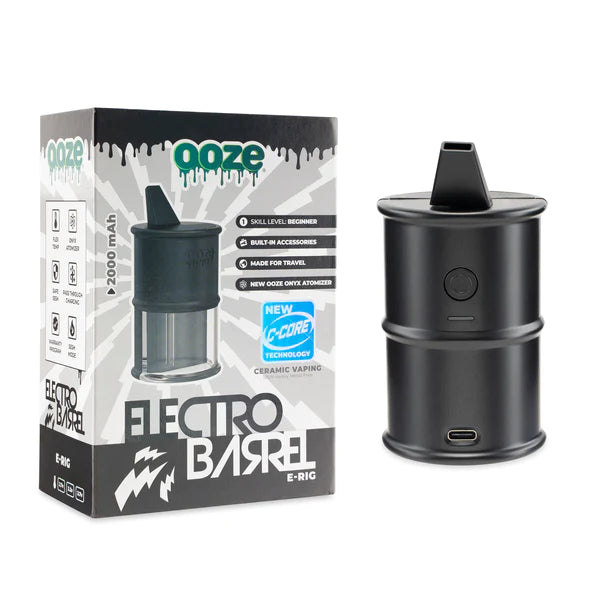 Compact Ooze Electro Barrel electric dab rig for concentrates