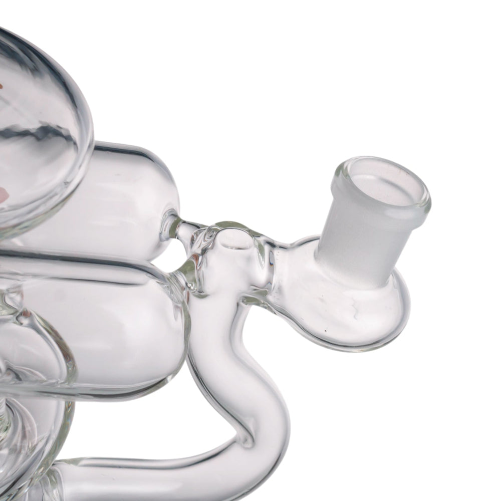 Compact recycler rig designed for terpene-rich hits