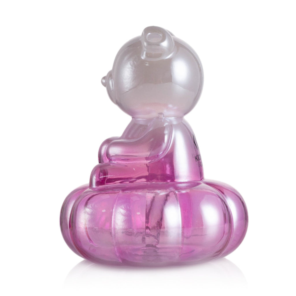 Cute collectible bear glass pipe for smoke shops

