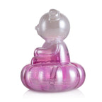 Cute collectible bear glass pipe for smoke shops

