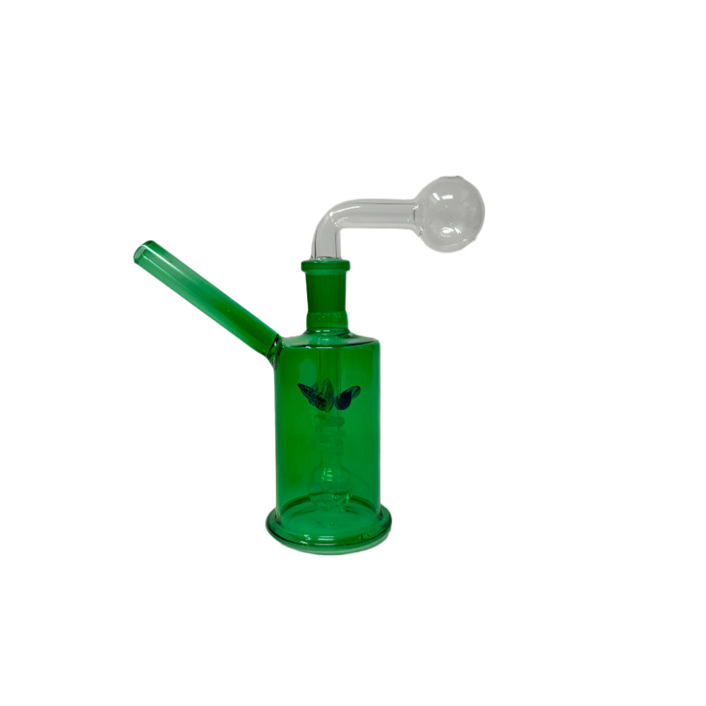 Cylindrical Oil burner with Flower | 9 Colors | OB8009