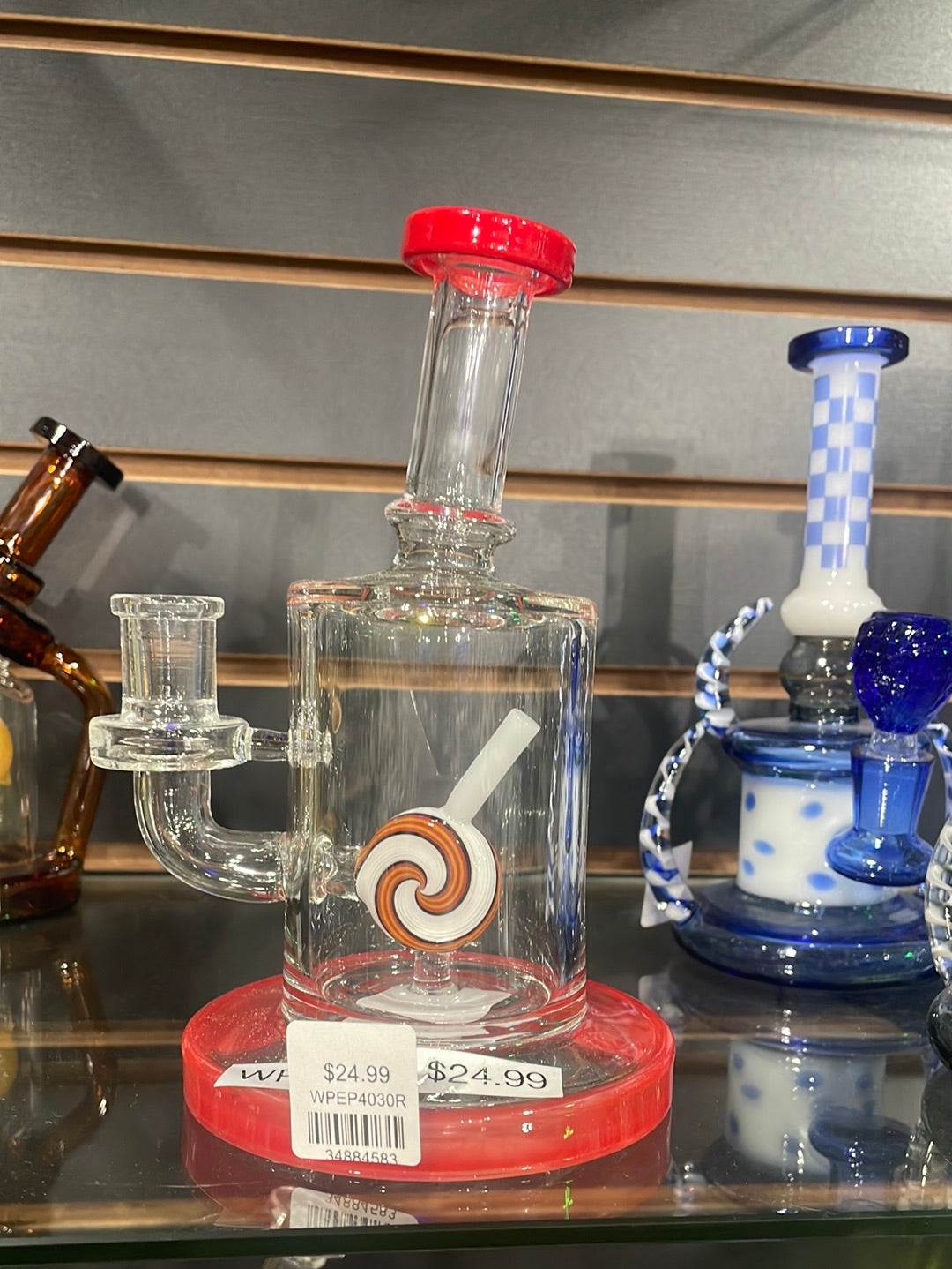EPIC 7 Inches Bong with  Lollipop Piece Inside - Waterpipe | Assorted 2 Colors Main image