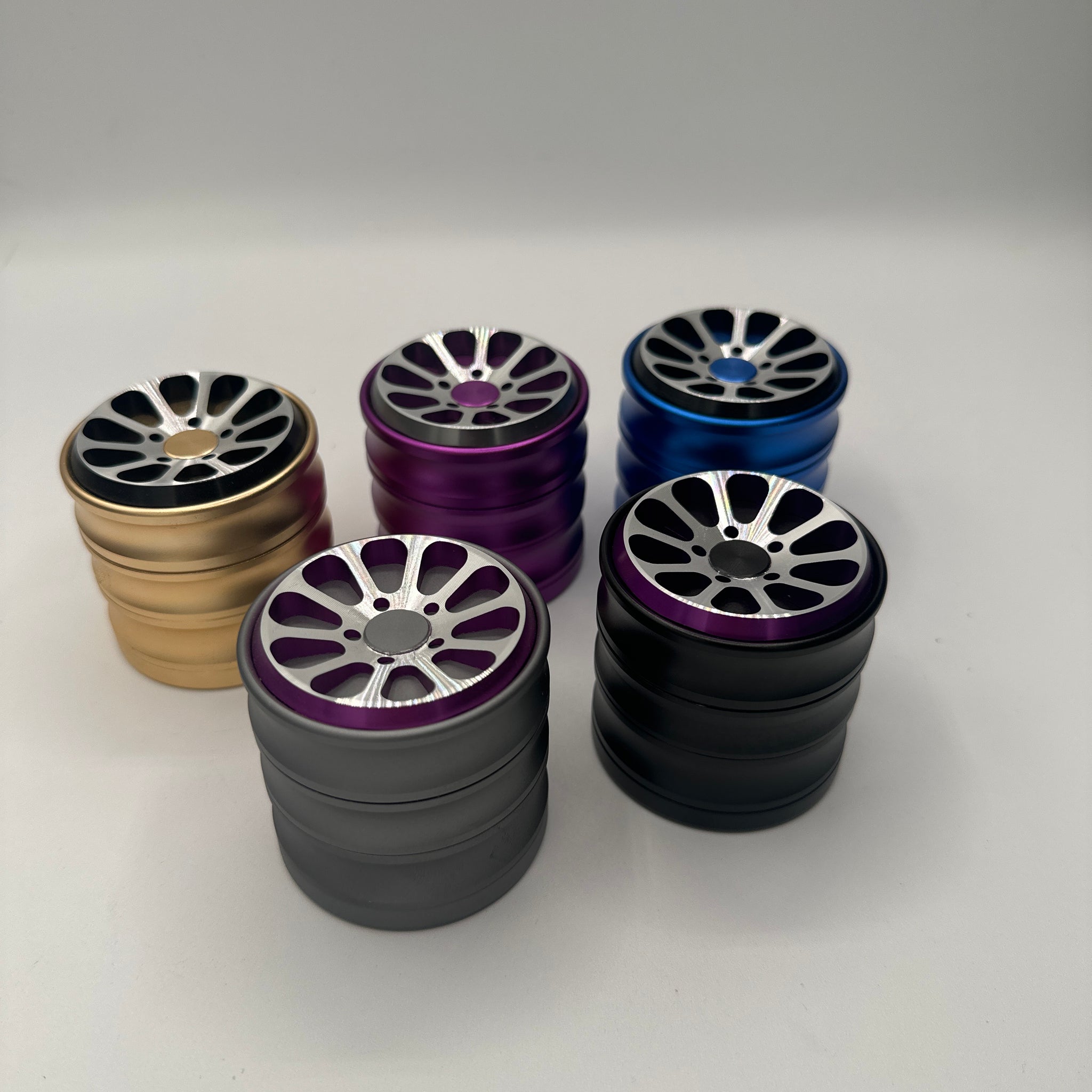 Chromium Crusher 2.2" CNC Grinder | 4-Piece Herb Grinder with Kief Catcher