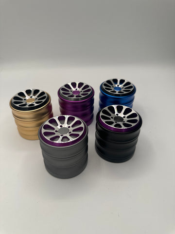 Chromium Crusher 2.2" CNC Grinder | 4-Piece Herb Grinder with Kief Catcher