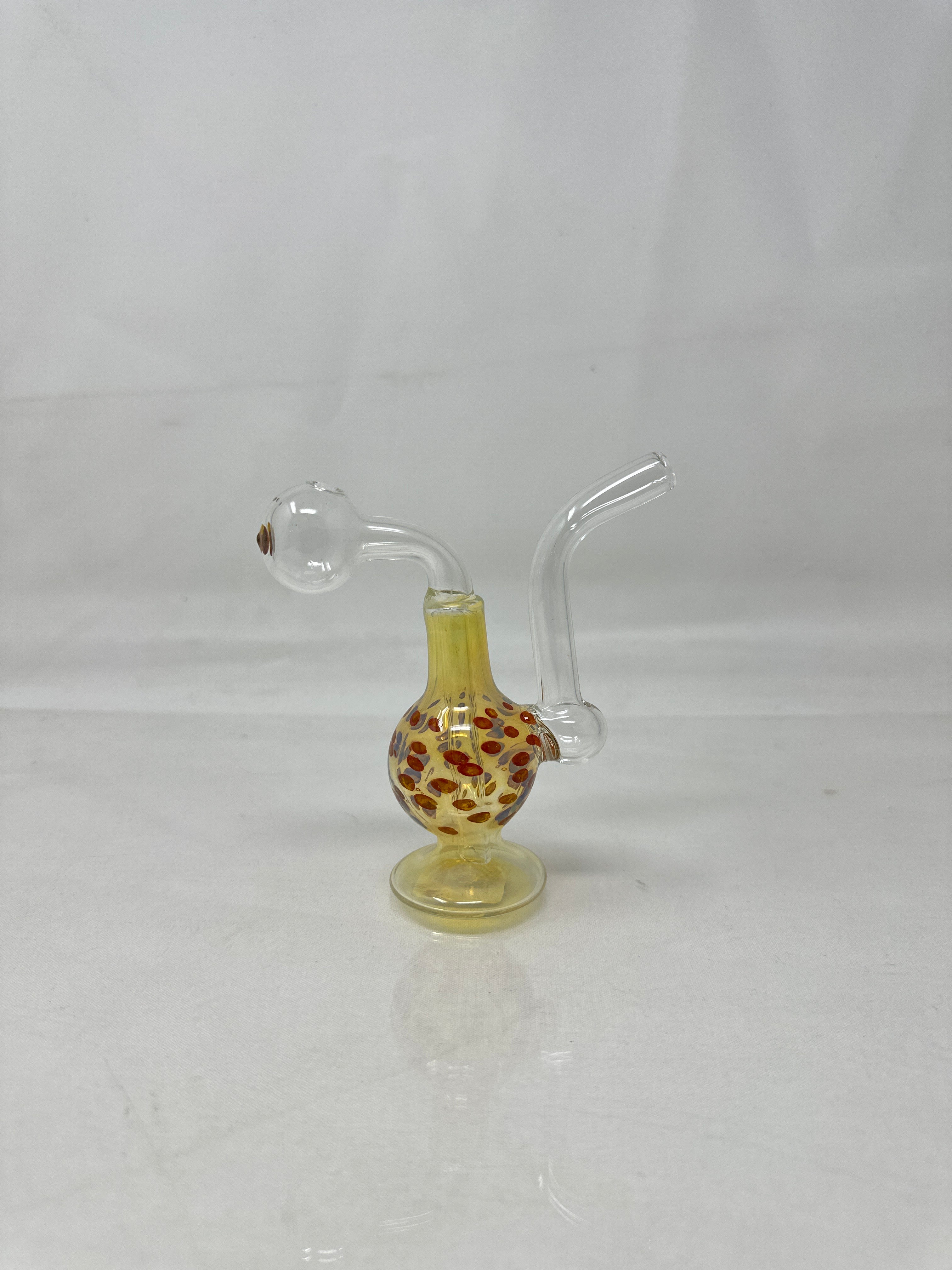 Oil Burner - Small Round Rig with Color Dots | 3 Colors