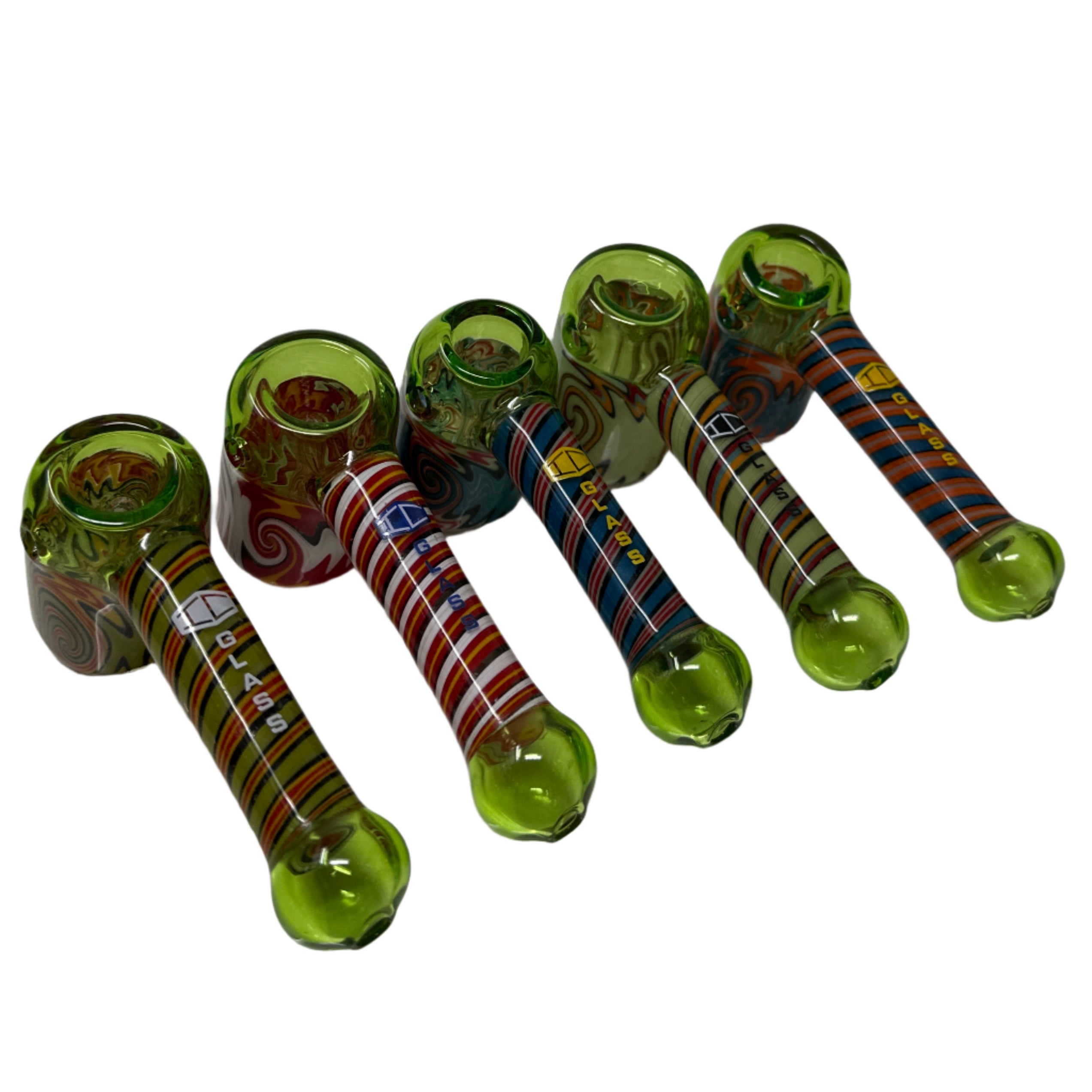 IC Glass - Hammer Style Bubbler Hand pipe | 6colors | ICHP3078 Main image