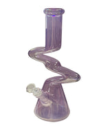 Iridescent 12 Inch Zong Glass Water Pipe