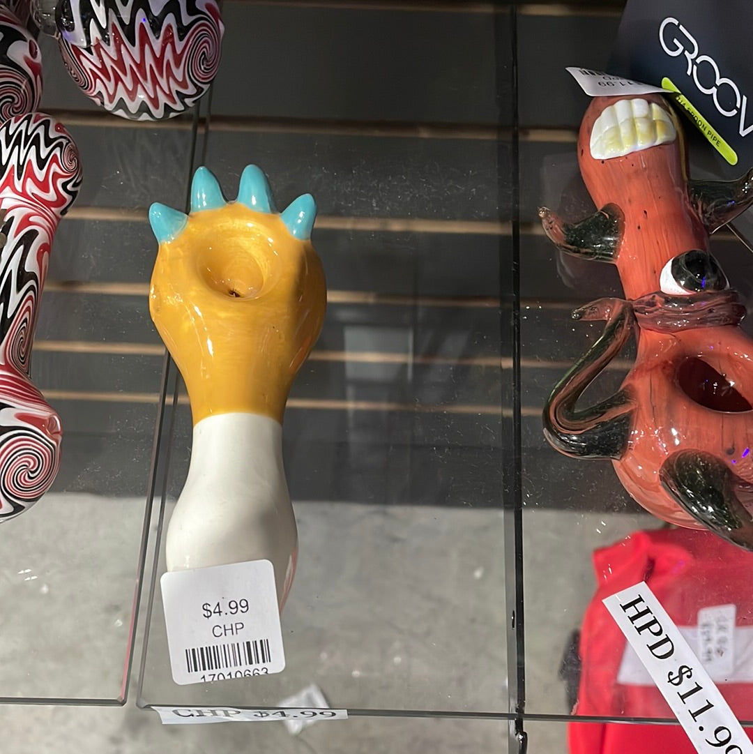 Hand Pipe - Worm | 5" | Assorted | $4.99/Pc