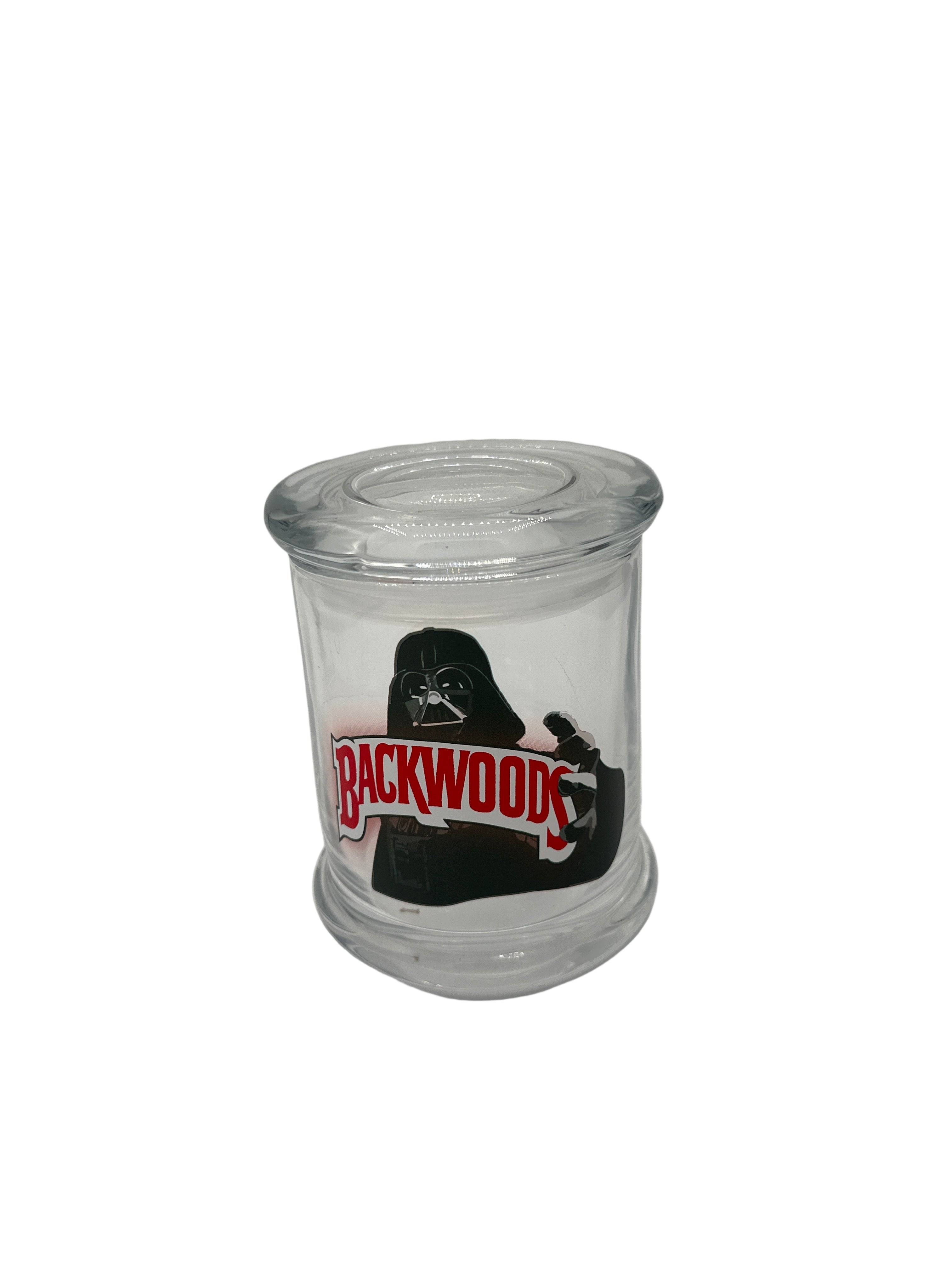 Air tight Glass container jars with print - LARGE | BOX OF 2 UNITS | BOX