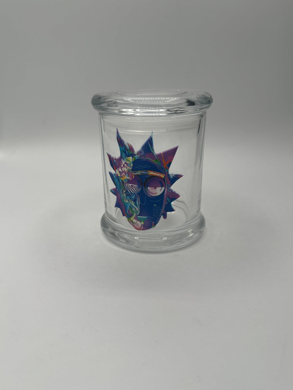Air tight Glass container jars with print - LARGE | BOX OF 2 UNITS | BOX
