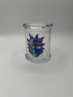 Air tight Glass container jars with print - LARGE | BOX OF 2 UNITS | BOX