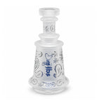 Snoop Dogg - Puffco Peak Compatible Topper - Sand Blasted Paisley Blue Dichro Perc