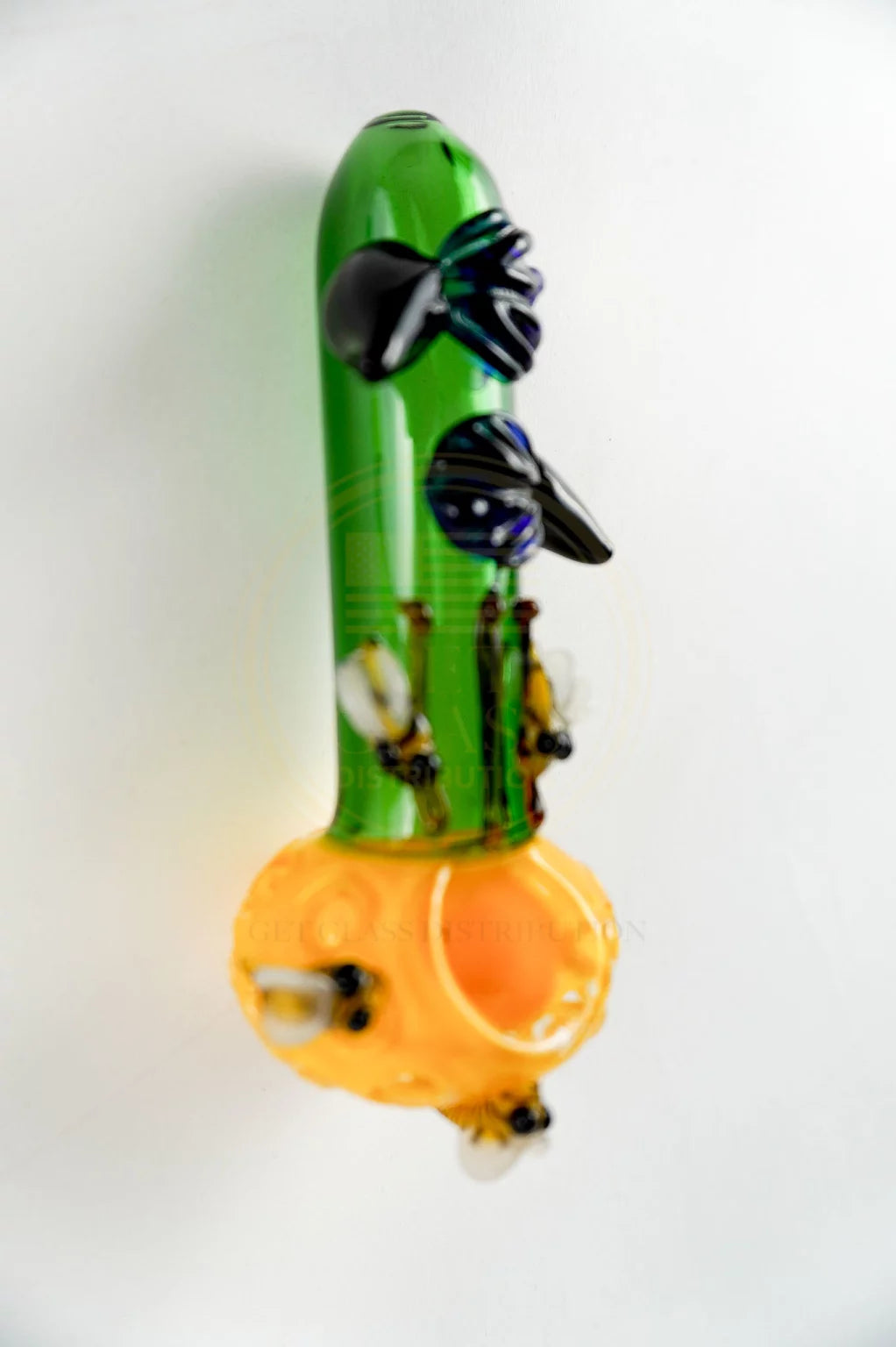 5 Inches Premium Honeycomb Bee Top Pipe - Hand Pipe | Assorted 2 Colors