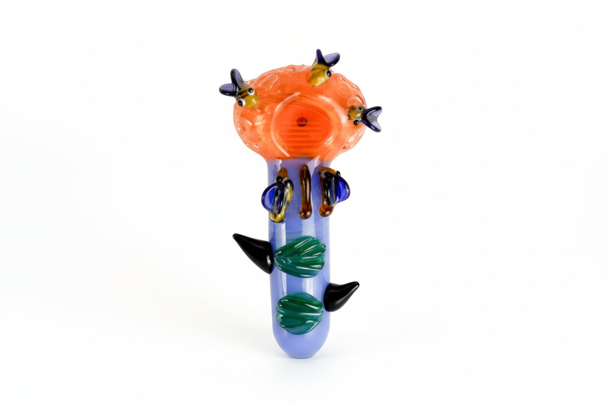 5 Inches Premium Honeycomb Bee Top Pipe - Hand Pipe | Assorted 2 Colors