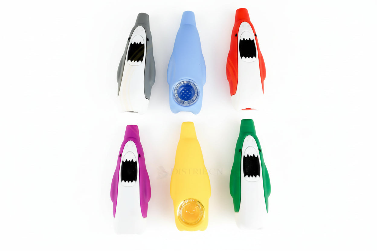 Silicone - 4" Monster Open Mouth Hand Pipe | 5 Units / Pack | Pack