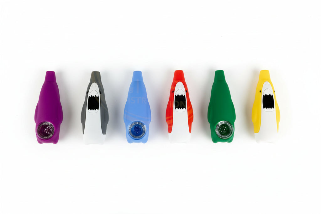 Silicone - 4" Monster Open Mouth Hand Pipe | 5 Units / Pack | Pack