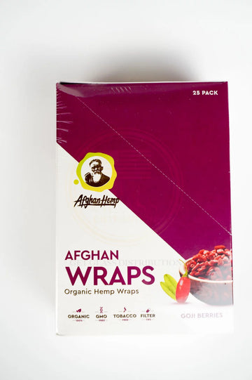Afghan Hemp - Organic Blunt Wraps Box