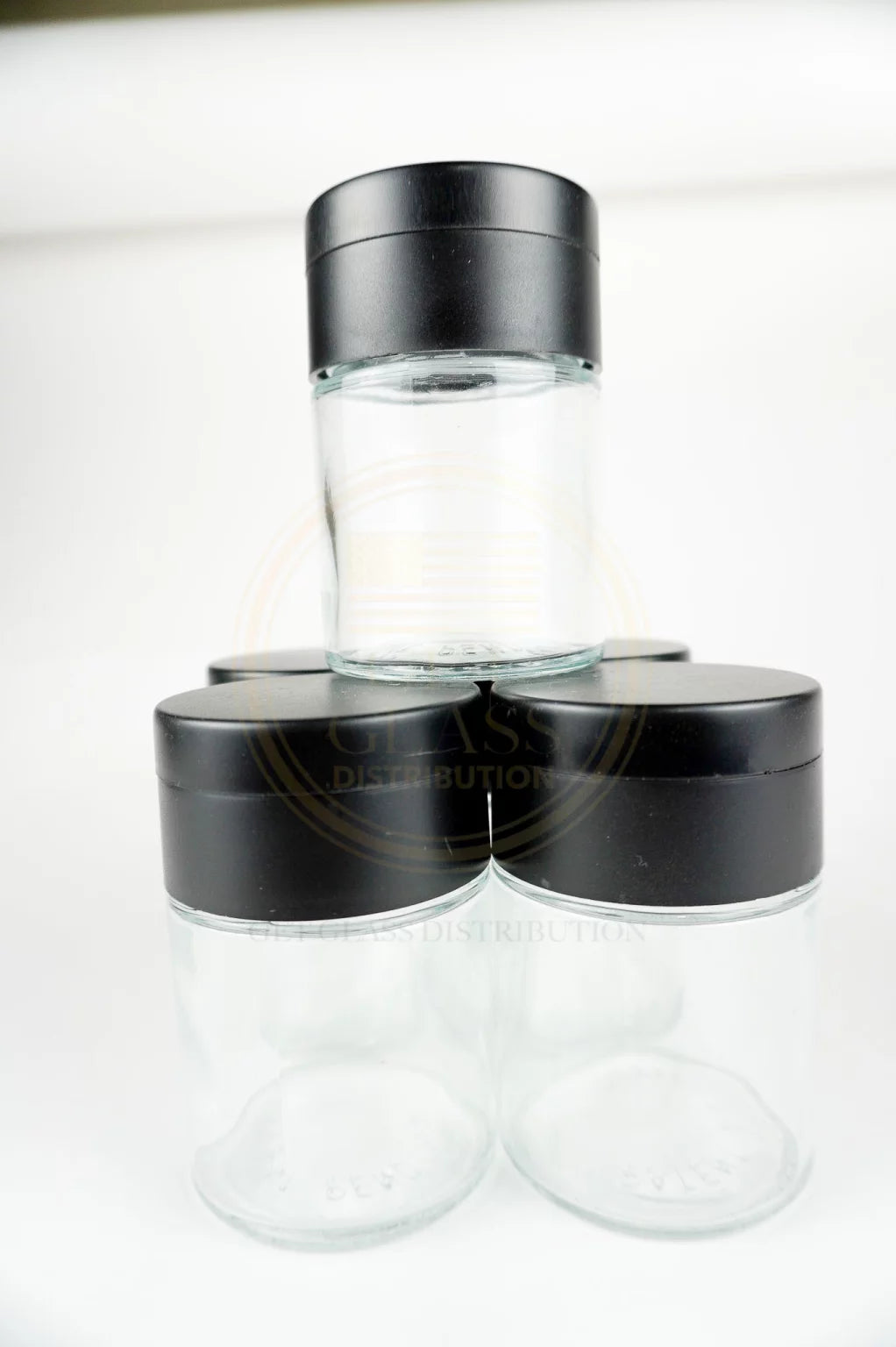 CLEAR 63MM Grinder with  3.5 inch Stash Jar | Storage with Grinder