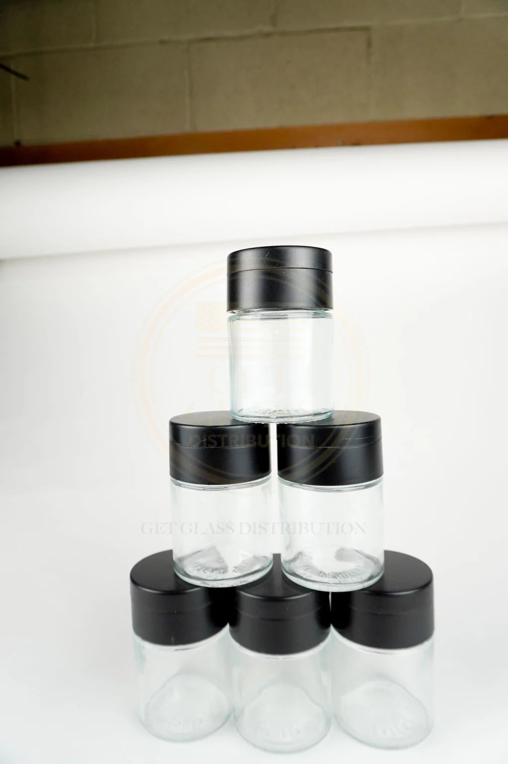 CLEAR - 63MM Grinder with  3.5 inch Stash Jar | Single Unit