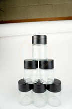 CLEAR - 63MM Grinder with  3.5 inch Stash Jar | Single Unit