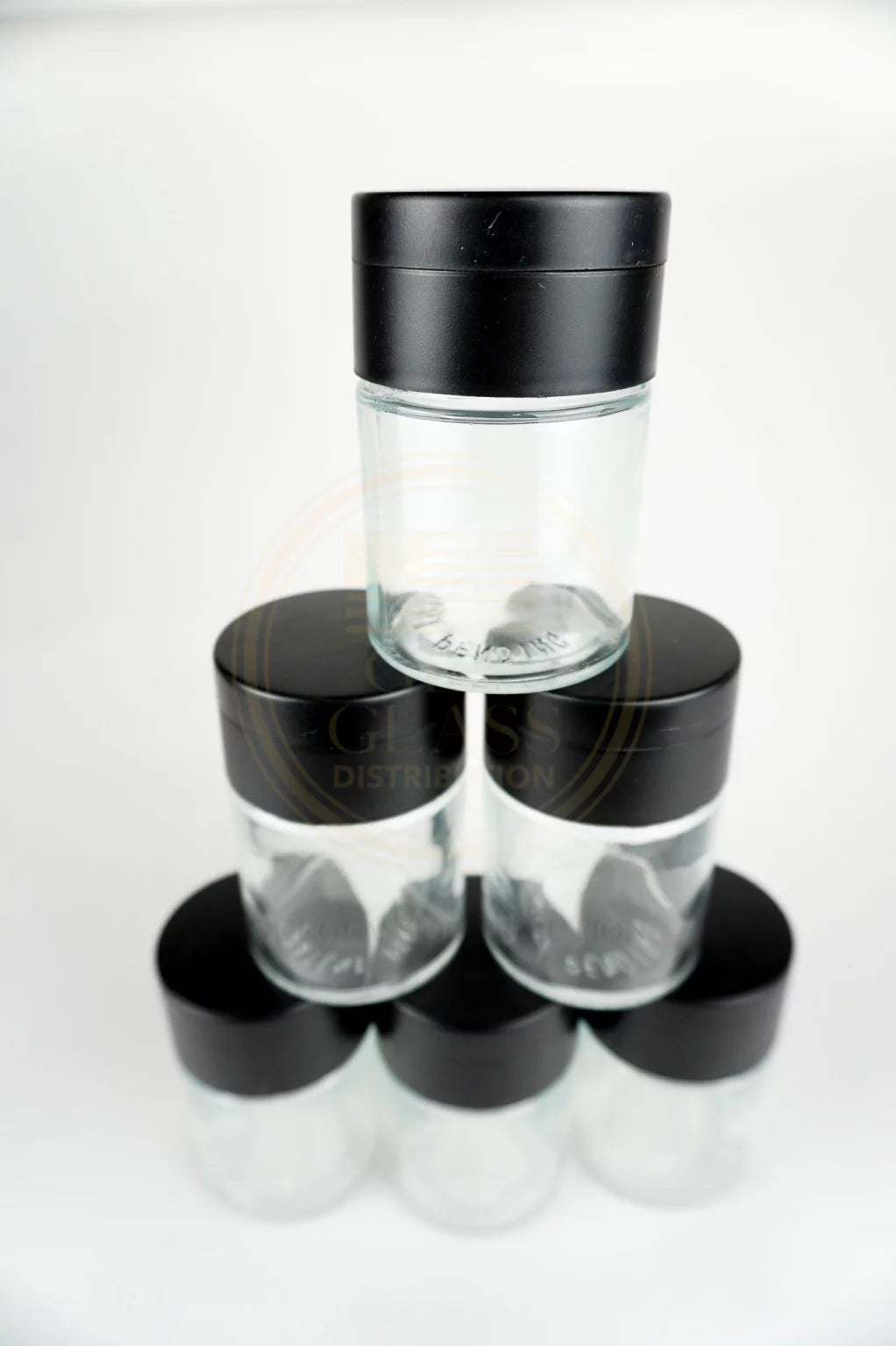 CLEAR - 63MM Grinder with  3.5 inch Stash Jar | Single Unit