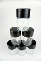 CLEAR - 63MM Grinder with  3.5 inch Stash Jar | Single Unit
