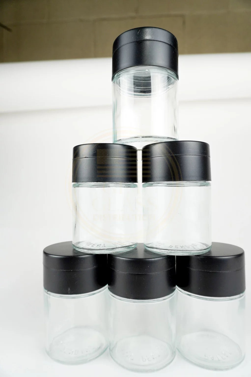 CLEAR - 63MM Grinder with  3.5 inch Stash Jar | Single Unit