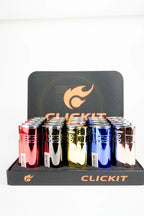CLICKIT - Triple Flame Torch Lighter | 25 Units / Display | Display