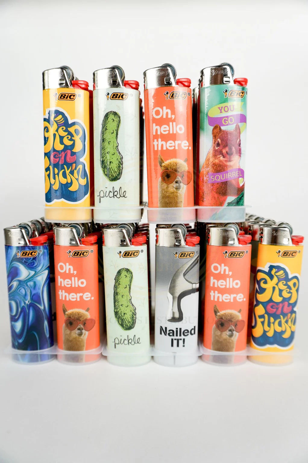 BIC LIGHTERS - Special Edition Pocket Lighters | Assorted Colors | 50 Count