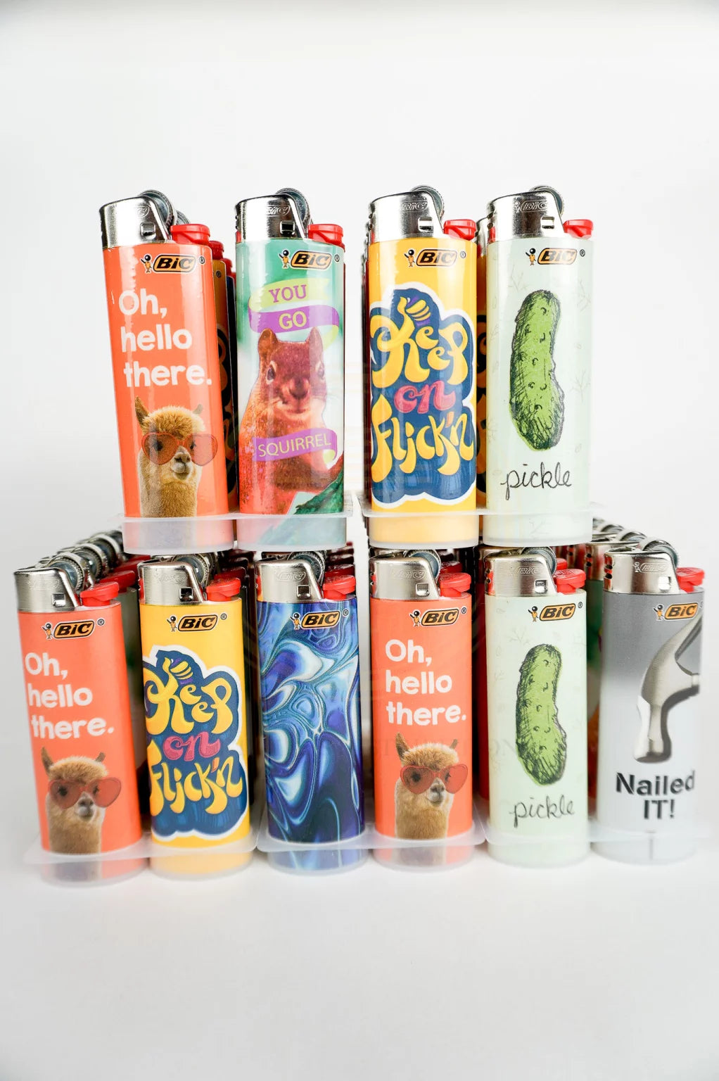 BIC LIGHTERS - Special Edition Pocket Lighters | Assorted Colors | 50 Count