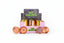 Tuff Shredder -  Weed Embossed on the Top | 45MM 4 Piece Grinder with Ashtray | Gold & Copper Colors | 12 Ct/Box